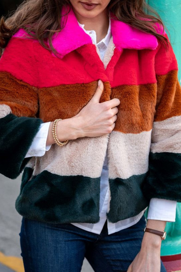 MERSEA, Gigi Reversible Jacket - Ranbow Stripe