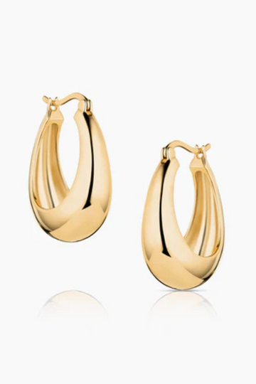 Thatch, Lumi Hoop Earrings-14K Gold Plated