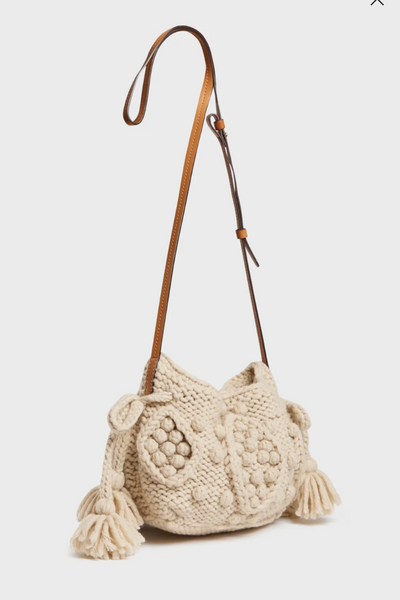 Gerard Darel Mini 24 Knitted Crossbody Bag Snapdragon Designs