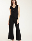 Pistache,  Black Knit Pant