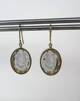 Monshiro, Sumire Glass Earrings