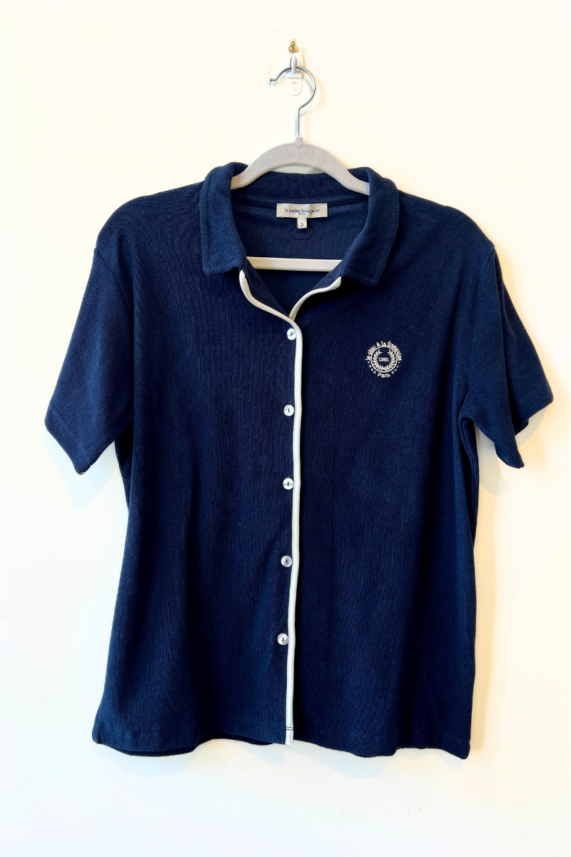 La Petite Francaise, Claudette Terry Button Shirt