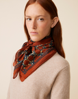 Moismont, Scarf  No.680-Brick