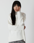 Lyla & Luxe, Oliver Luxe Eco Mockneck Sweater-Off White