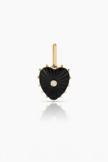 Thatch, Isabel Onyx Heart Charm