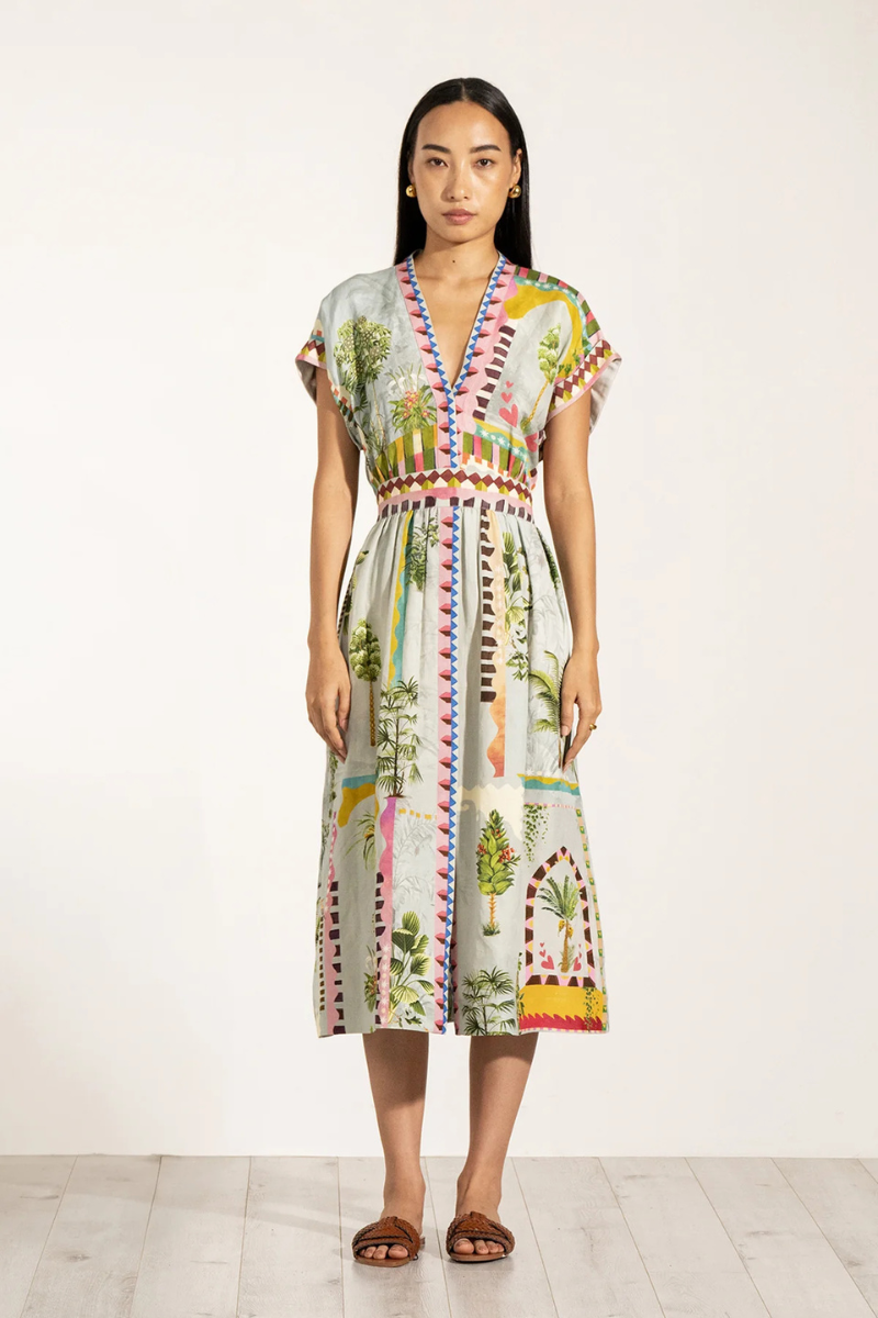 Ranna Gill, Val Belted Dress-Multicolour
