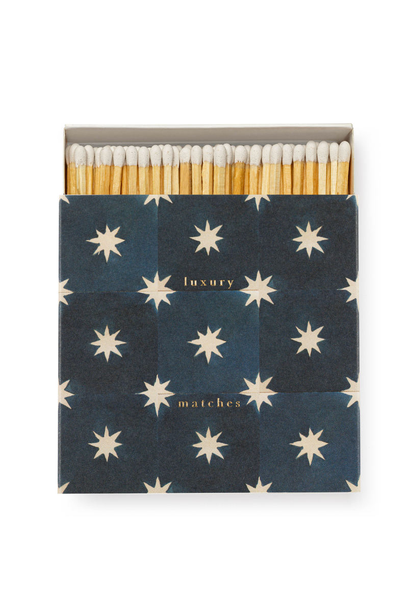 Archivist Gallery, Navy Star Tile Matches by Wanderlust Paper Co.