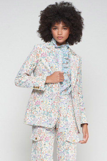 Vilagallo, Floral Cord Blazer