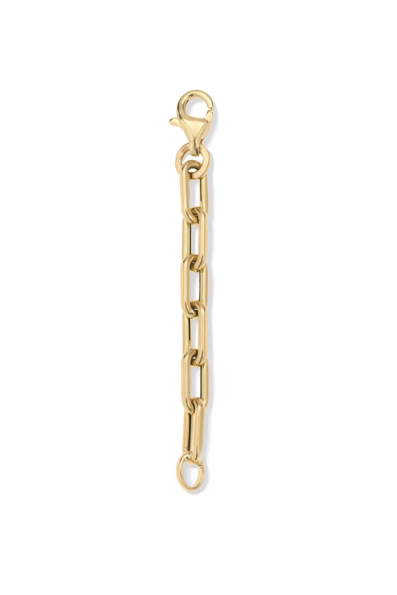Adina Reyter, Italian Chain Link Extender-  4mm Yellow 14k