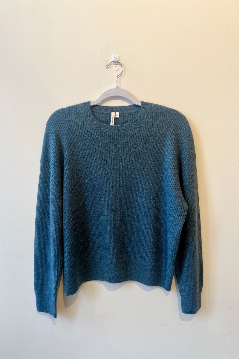 Cashmere thin Ribbed Lounge Sweater