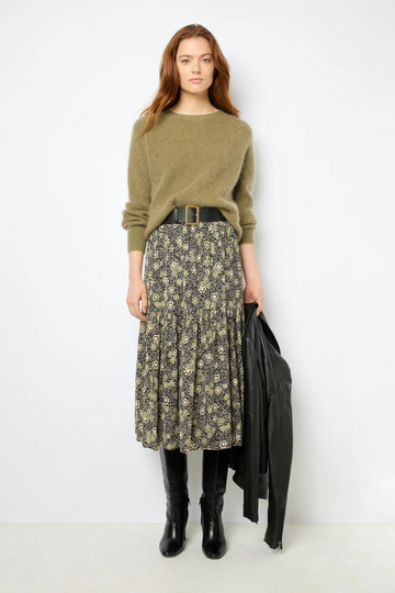 Gerard Darel - Damya Mid Floral Skirt