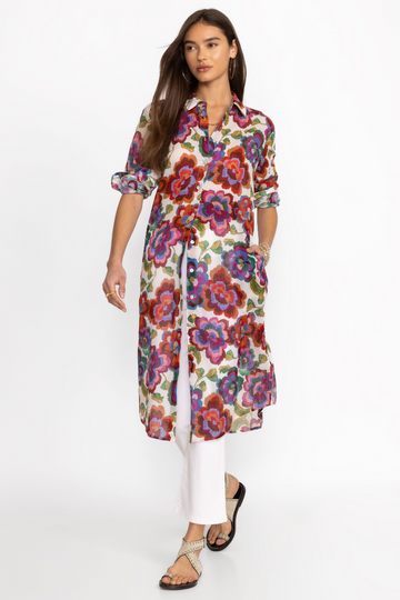 Johnny Was, Calanthe Relaxed Oversized Shirt Dress