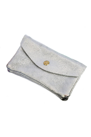 LC, Twin Cowhide Leather Pouch