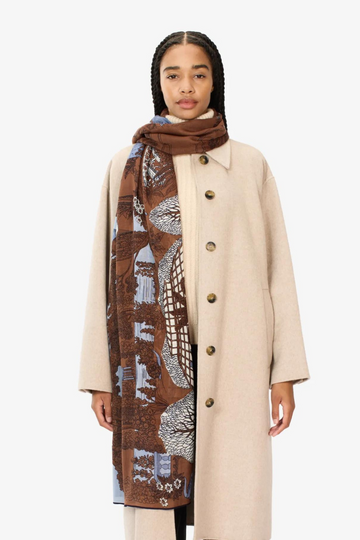 Inoui Editions, Four Seasons Scarf-Natural