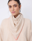 Not Shy, Elga Scarf- Beige Chine