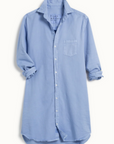 Frank & Eileen, Mary Knit Button Up Dress- Summer Blue