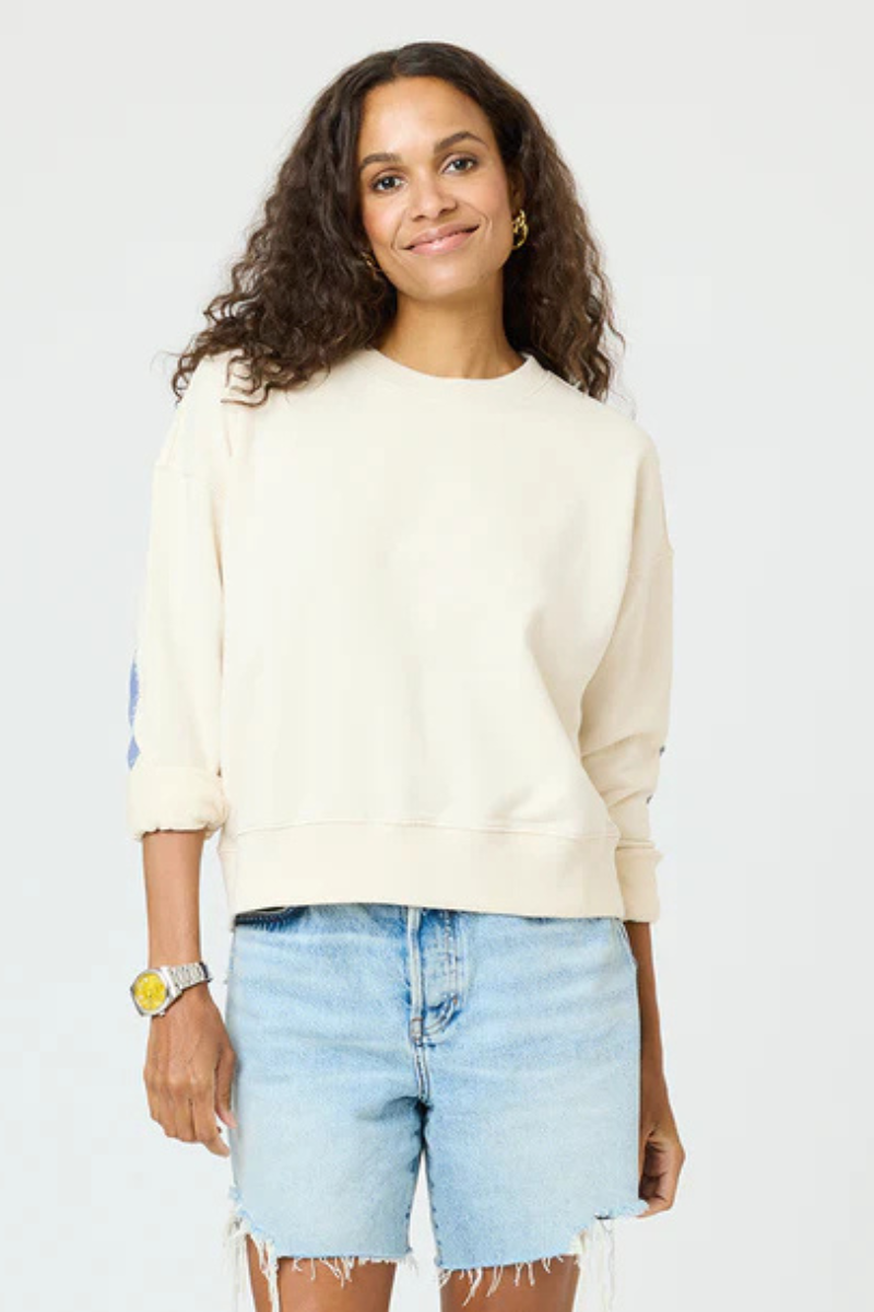 Kerri Rosenthal, Ex-Boy Friend Imperfect Heart Sweatshirt - Sand