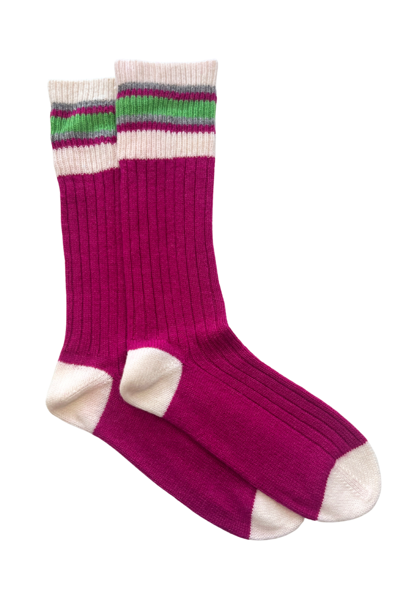 Cashmere Cabin Socks- Ladies