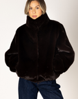Lyla+Luxe, Kendra Faux Fur Short Coat