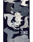 Inoui Editions, 100 Toutou Scarf - Navy