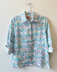 Vilagallo, Bolsillos Volantitos Shirt- Floral Print