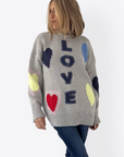 Kerri Rosenthal, Jammy Love Sweater-Heather Gray