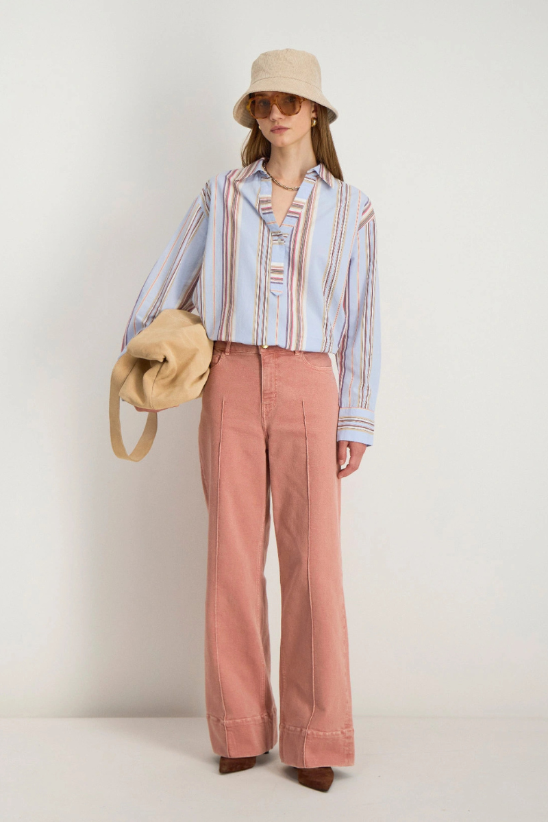 Stella Forest, Althea Stripe Shirt - Bleuclair