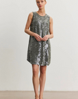 Velvet Katherine, DS Sequin Dress- Gunmetal