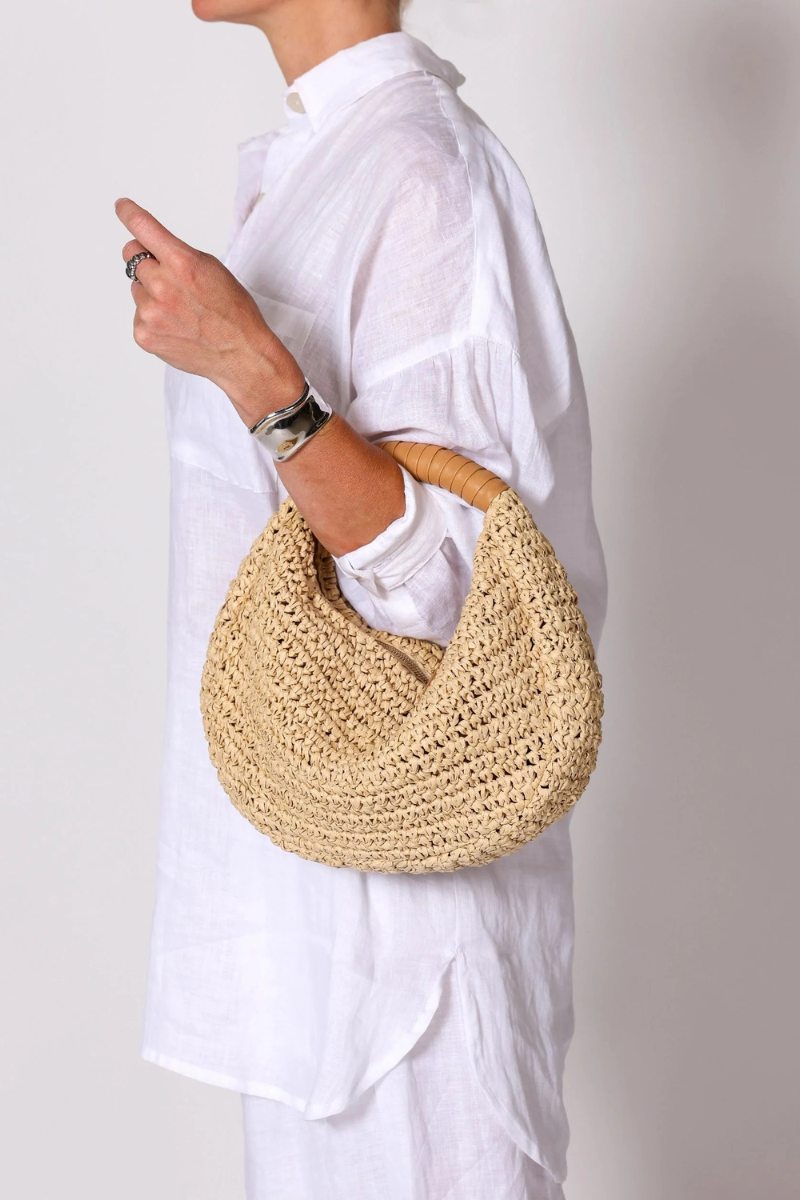 Cleobella, Julia Raffia Hobo - Natural
