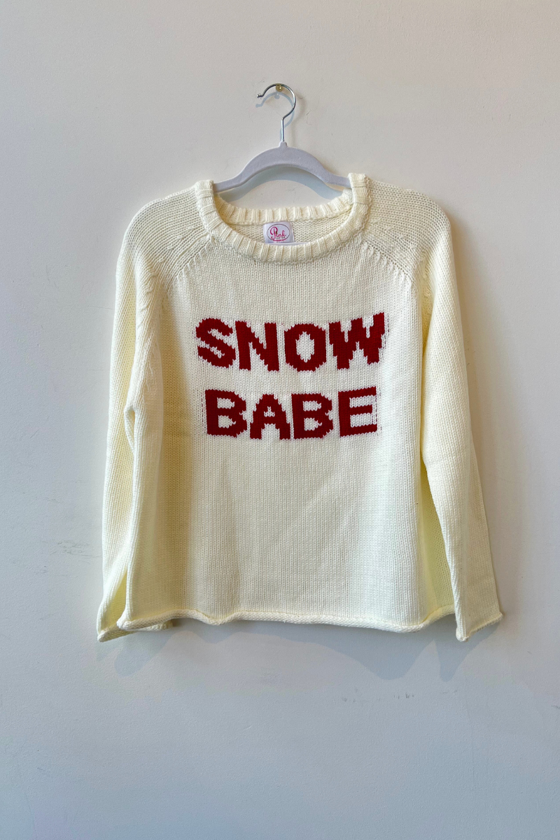 Pink Pineapple, Snow Sweater - Ivory