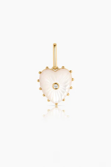 Thatch, Isabel Mother Of Pearl Heart Charm