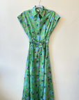 Mirto,Shirtwaist dress- Green