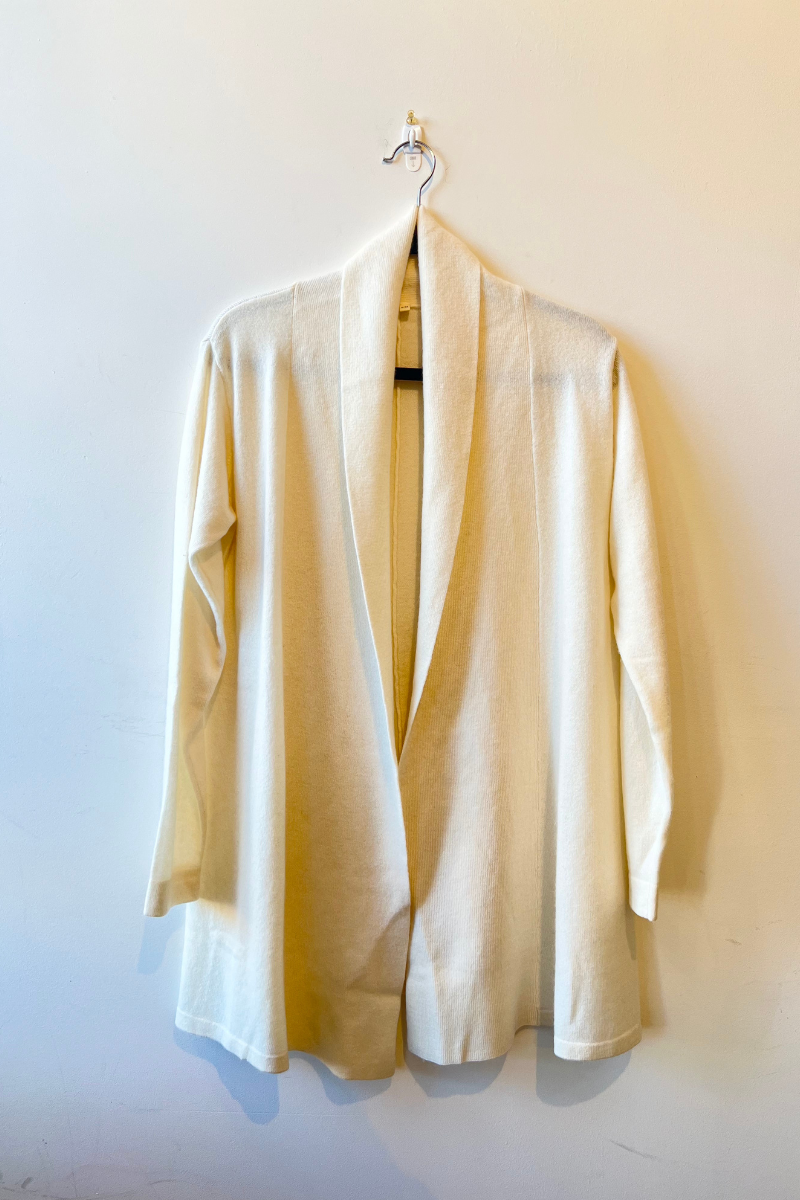 Cashmere Swing Sweater Coat