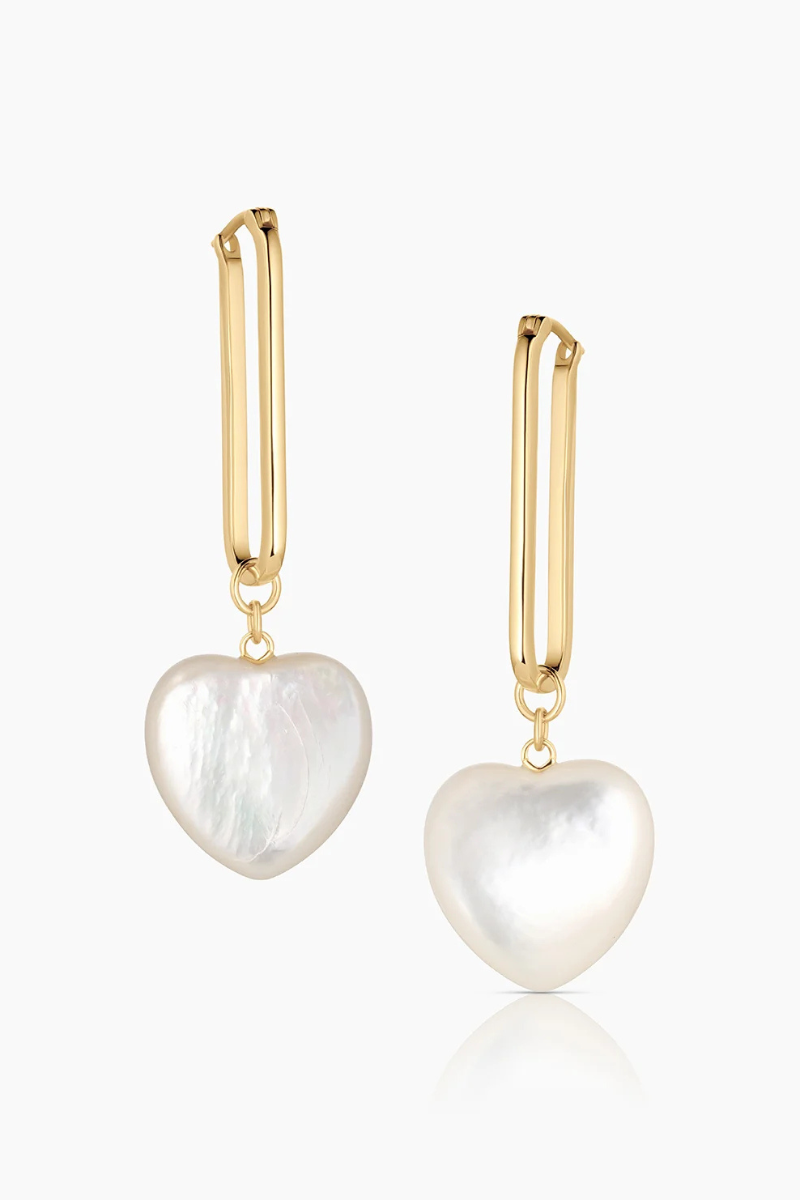 Thatch, Gemma Mother of Pearl Earrings