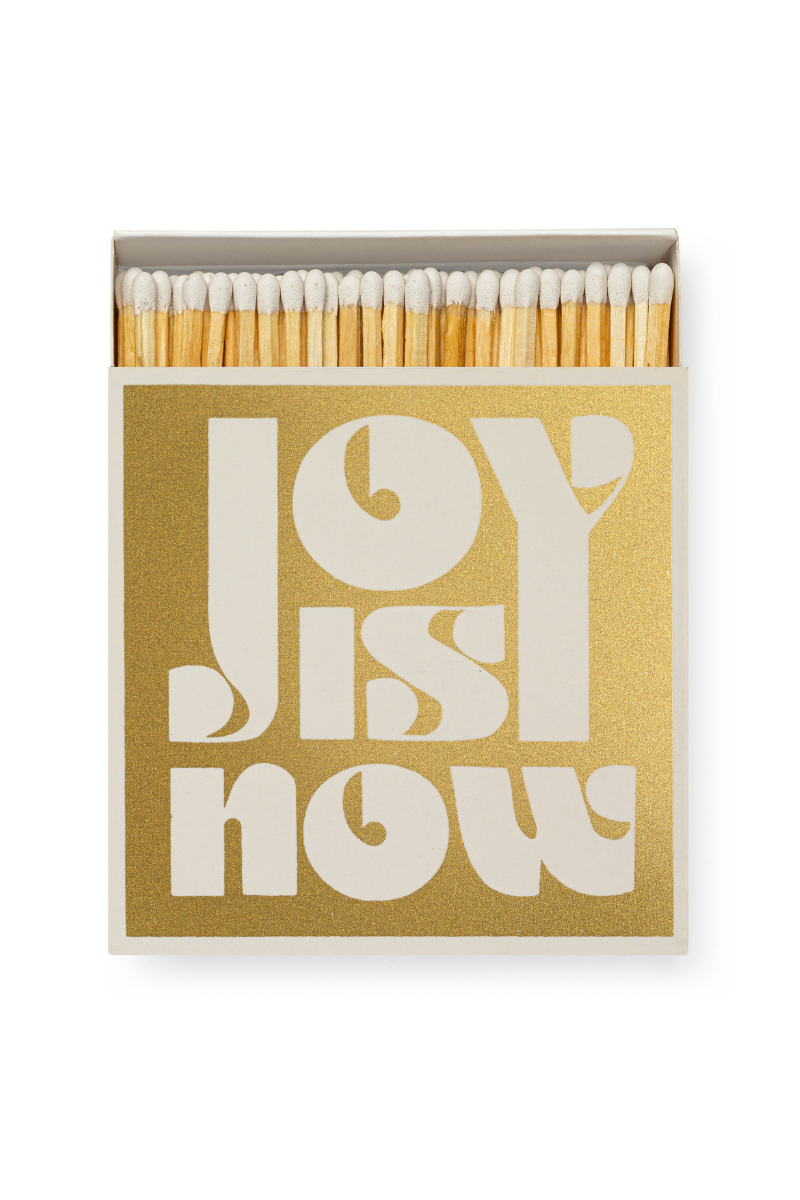 Archivist Gallery, Luxury Square Matchbox-Joy Is Now