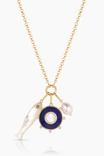 Thatch, Andros Charm Necklace