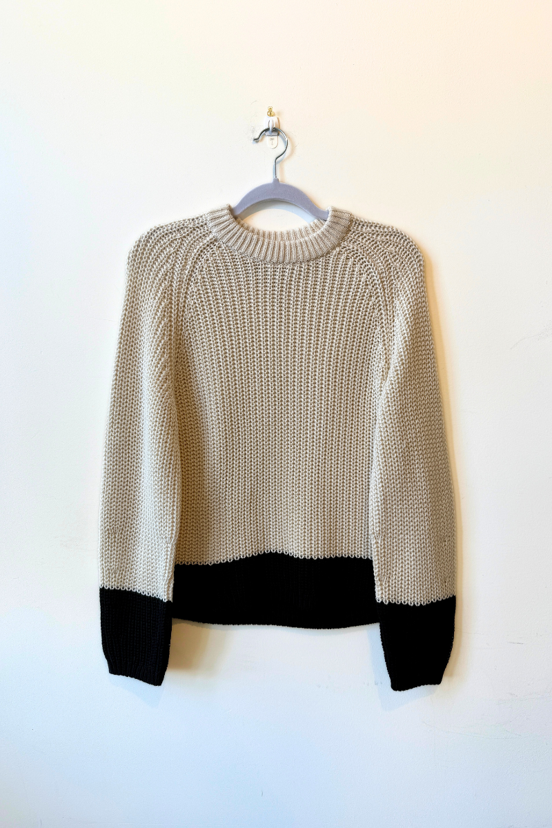 Velvet, Shay Chunky Pima Cotton Sweater - Ivory