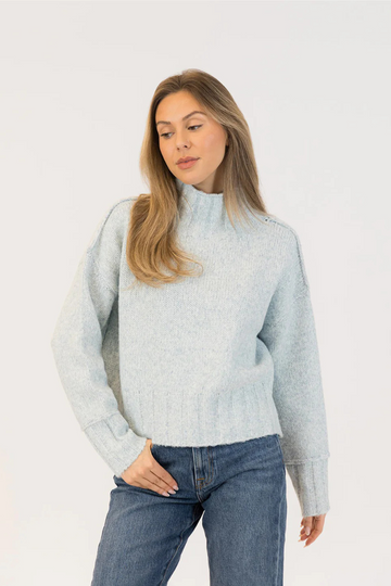 Lyla + Luxe, Calli Sweater - Green/Blue