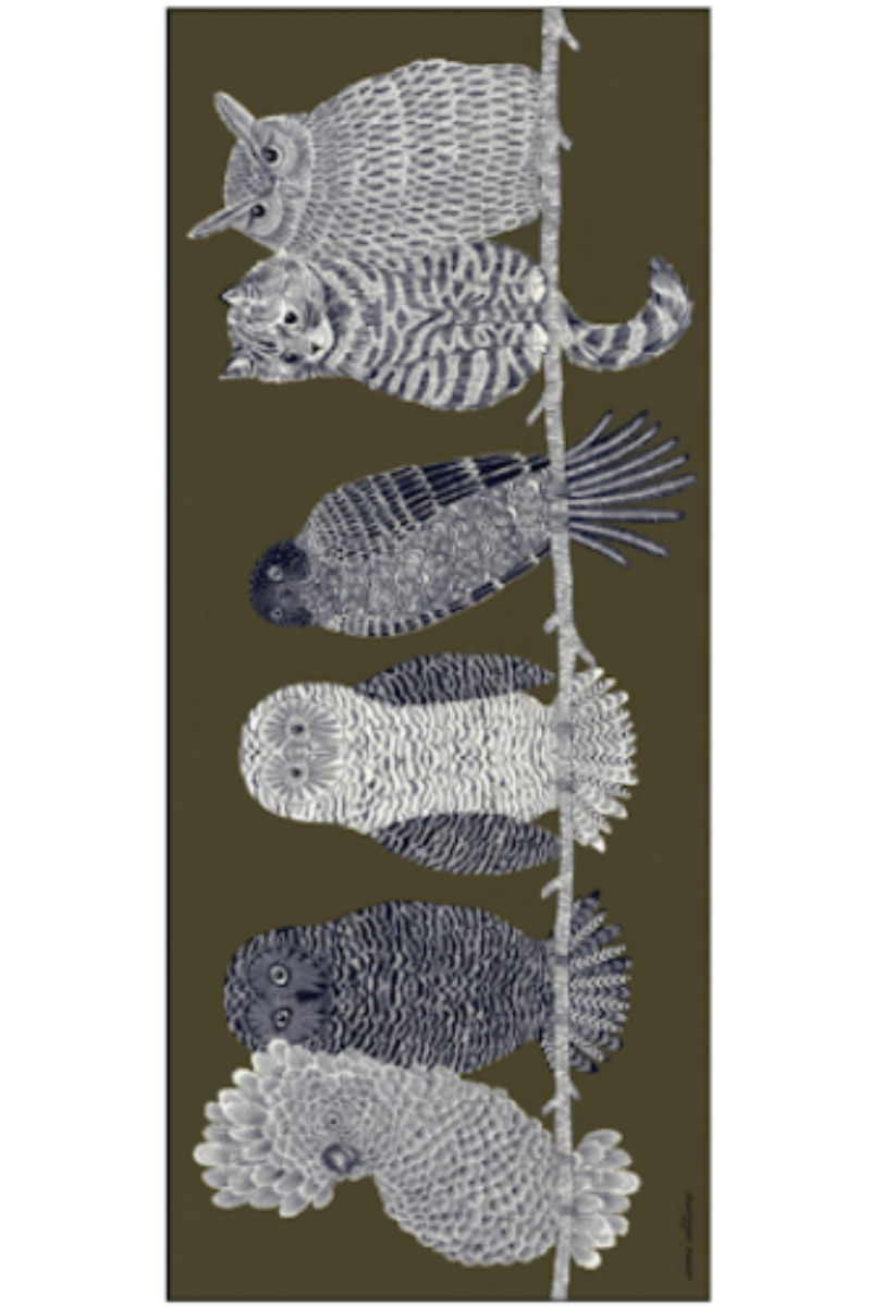 Inoui Editions, 80 Chouette Scarf - Khaki