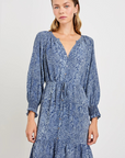 Rails, Eliza Dress-Navy Python