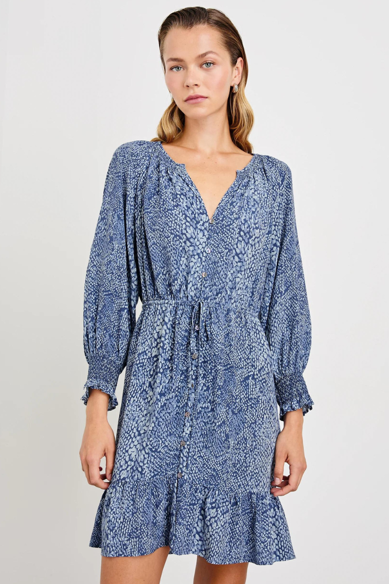 Rails, Eliza Dress-Navy Python