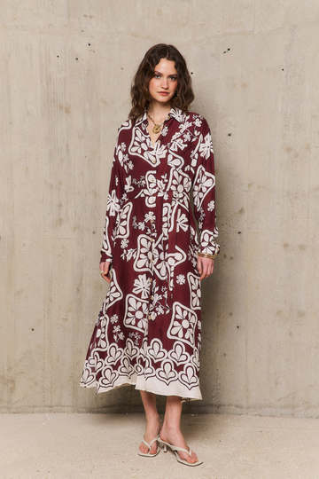 Stella Forest, Stephanie Dress - Bordeaux