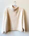 Not Shy, Felicity Sweater- Ecru