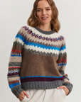 Velvet, Kella DS Colorful Fairisle Sweater- Multi