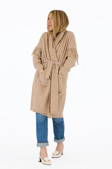 Kerri Rosenthal, Cali Fringe Duster- Camel