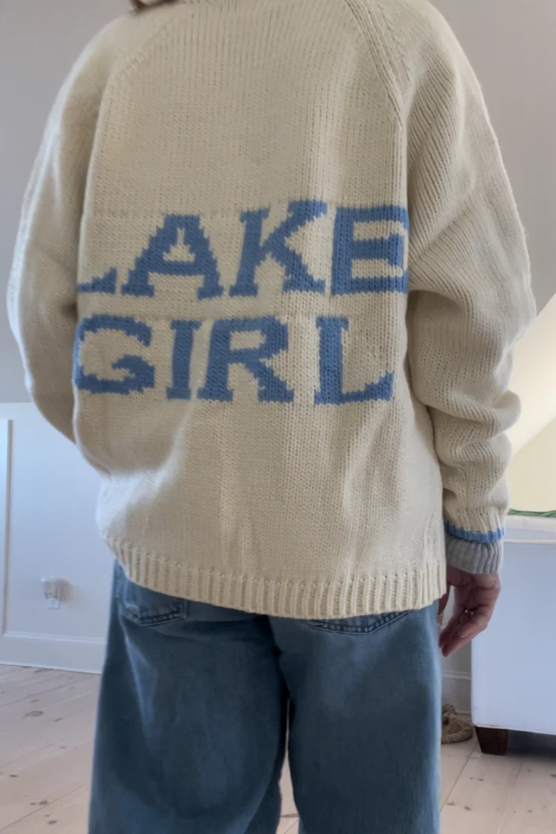 Varsity Cardigan - Lake Girl Sweater – Snapdragon Designs