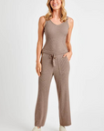 Splendid, Georgie Rib Pants-Tawny Heather