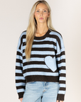 Lyla+Luxe, Jessie Heart Sweater