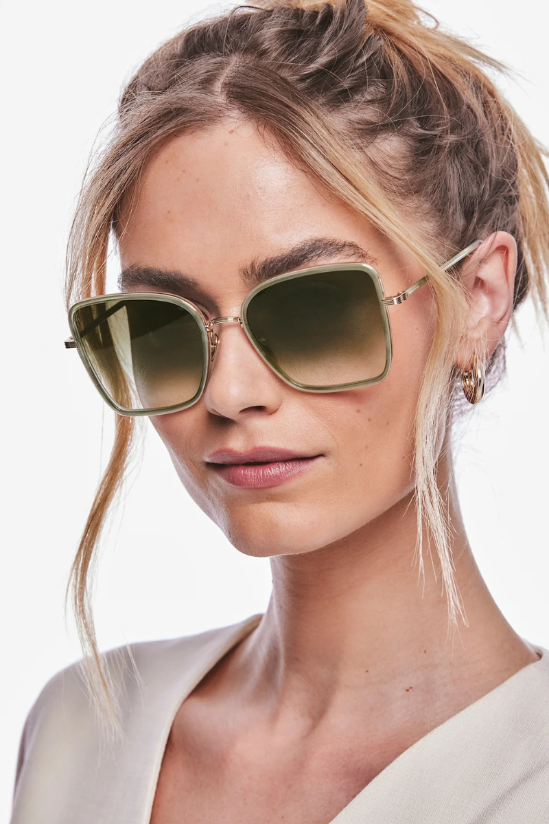 Krewe, Jolene Sunglasses 12K Titanium + Selene