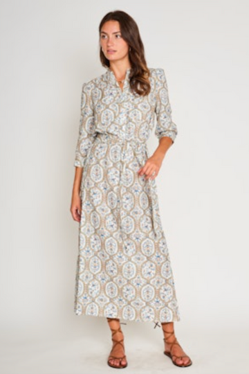 dRA, Cassie Dress- Santorini Mosai